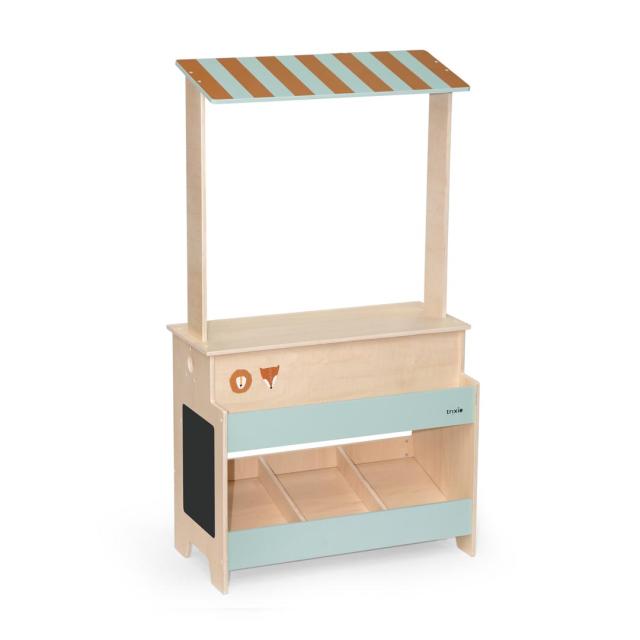 Puesto de mercado de madera
 