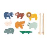 Jeu de pêche en bois