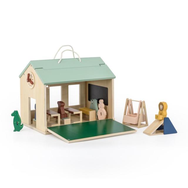 Holzschule mit Zubehör