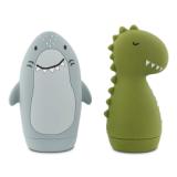Animales de juguetes para apretar para el baño - Mr. Shark & Mr. Dino