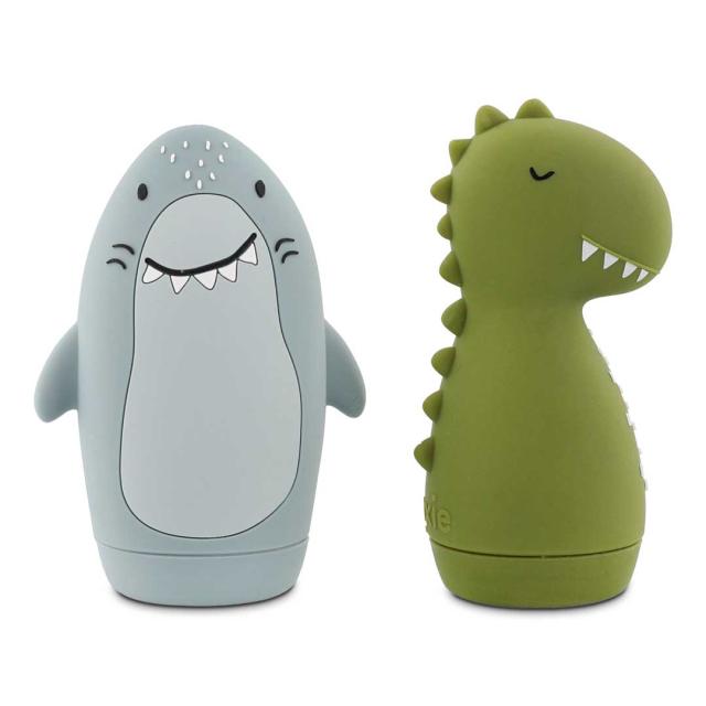 Animales de juguetes para apretar para el baño - Mr. Shark & Mr. Dino