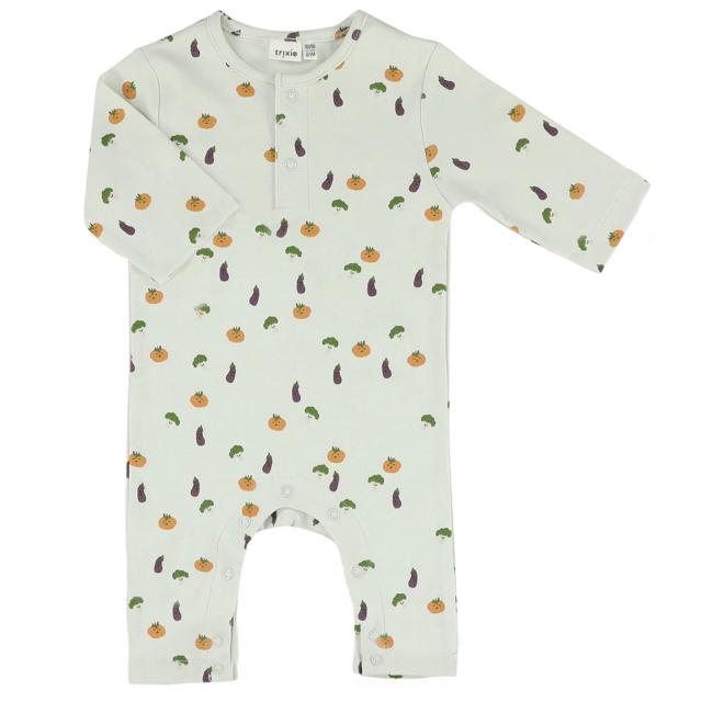 Onesie lang | 50/56 - 0/1m - Friendly Vegetables