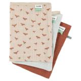 Manoplas muselina 3-pack mix - Babbling Birds