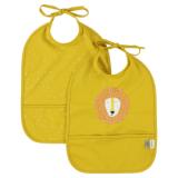 Wasserabweisendes Lätzchen 2-pack - Mr. Lion