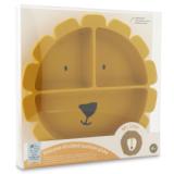 Silikon-Esslernteller mit Saugnapf - Mr. Lion