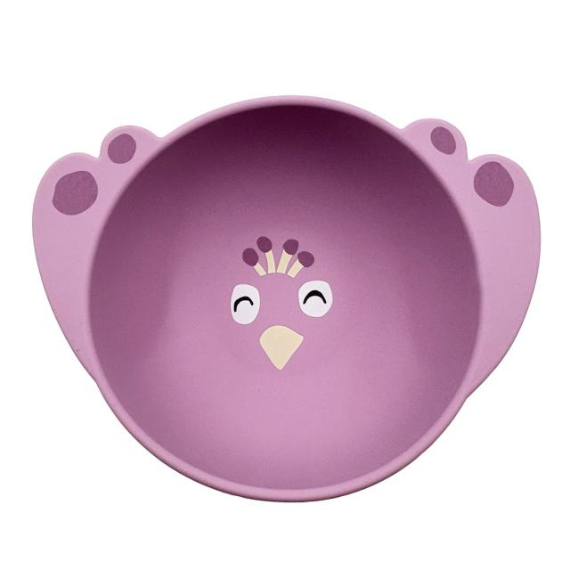 Bol de silicona con ventosa - Mrs. Peacock