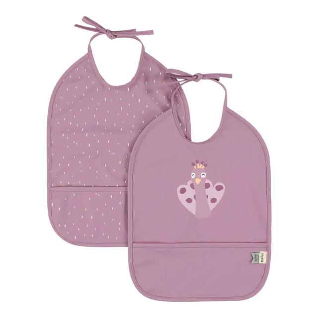Babero impermeable 2-pack - Mrs. Peacock