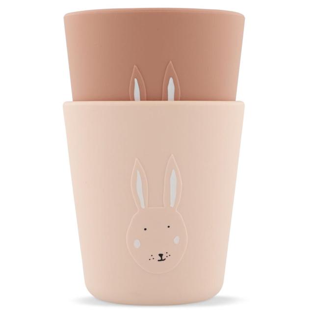 Silikon Becher 2-pack - Mrs. Rabbit