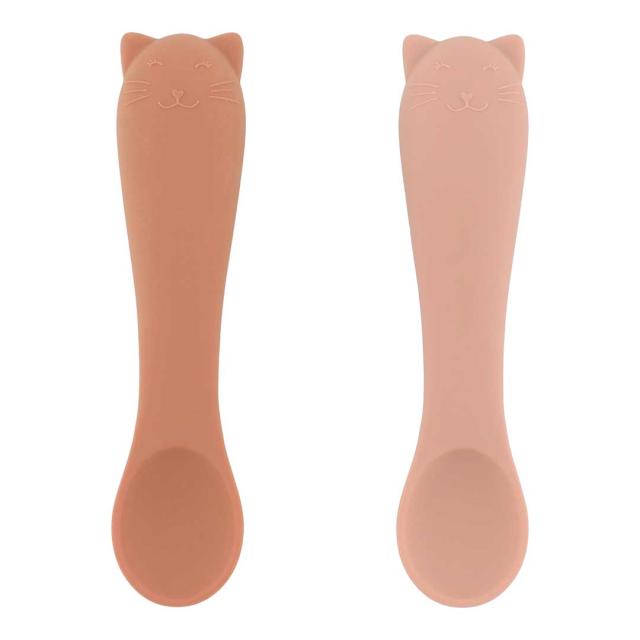 Primeras cucharas para bebé 2-pack - Mrs. Cat