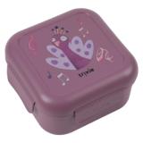 Snack box with clips - Ballerina Mrs. Peacock