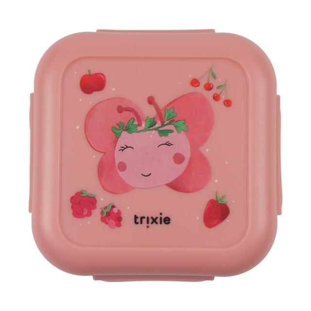 Snack box with clips - Fruit fairy Mrs. Butterfly 