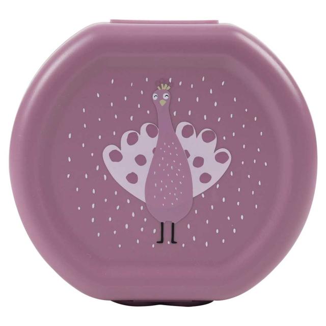 Snack box with clip - 2pcs - Mrs. Peacock