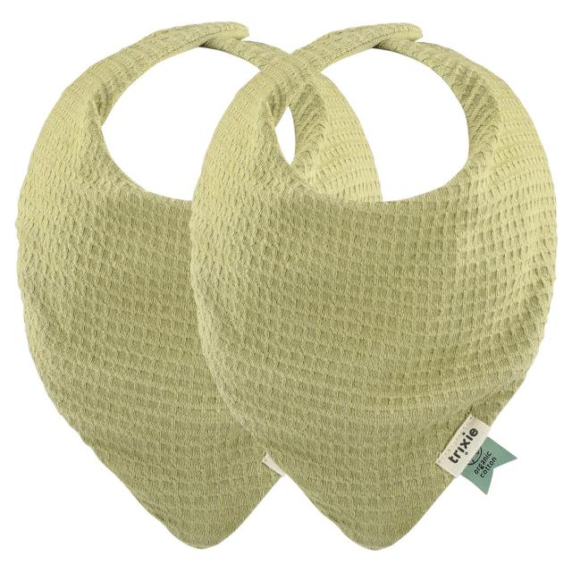 Babero bandana 2-pack mix - Cocoon Lemongrass