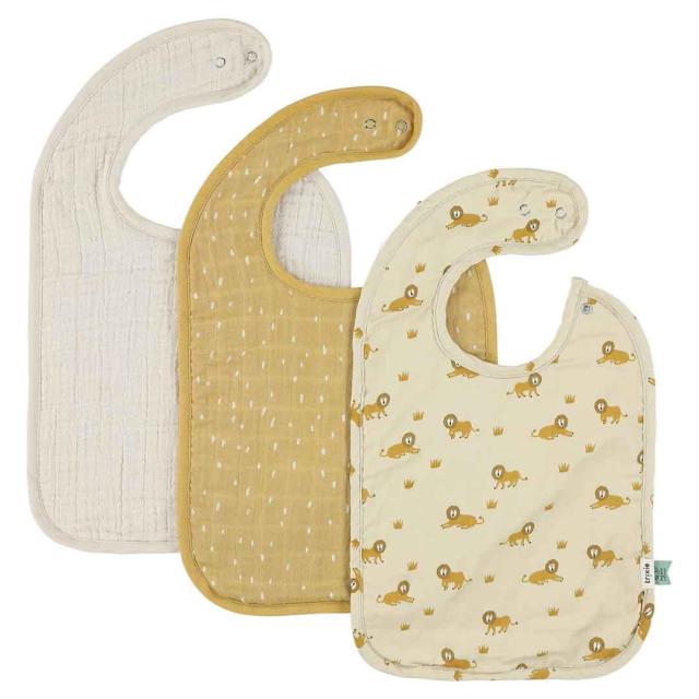 Babero 3-pack mix - Lively Lion
