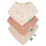 Babero bandana 3-pack mix - Rosy Rabbit