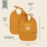 Babero impermeable 2-pack - Mr. Fox