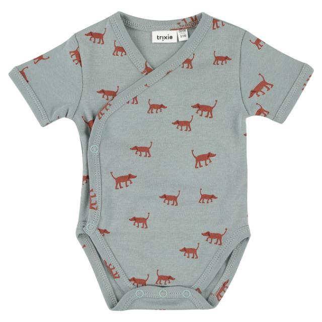 Cross-over body short - Playful Pup