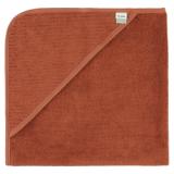 Hooded towel | 75x75cm - Hush Rust  