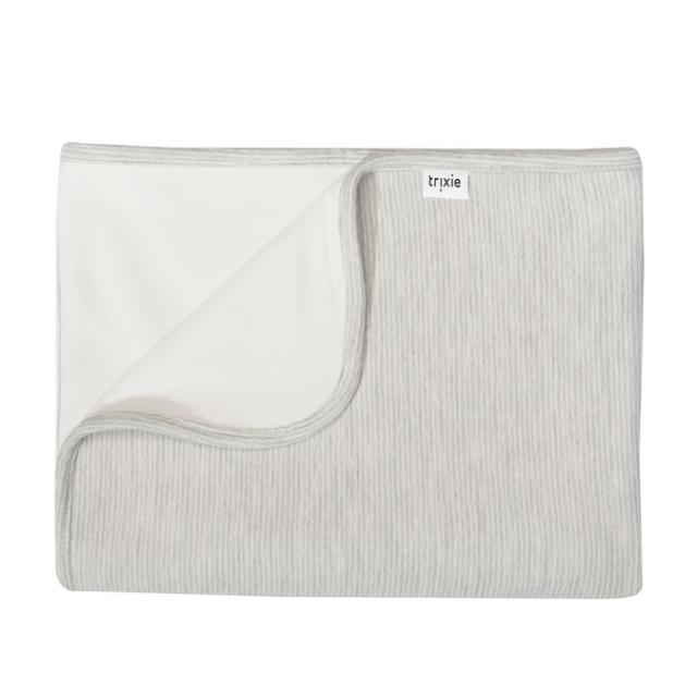 Fleece blanket | 75x100cm - Powder stripes