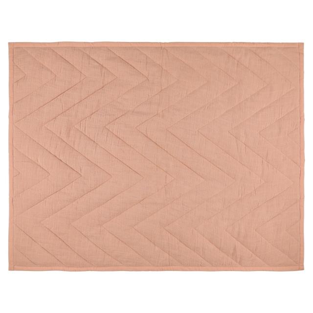 Couverture en coton | 75x100cm - Bliss Coral