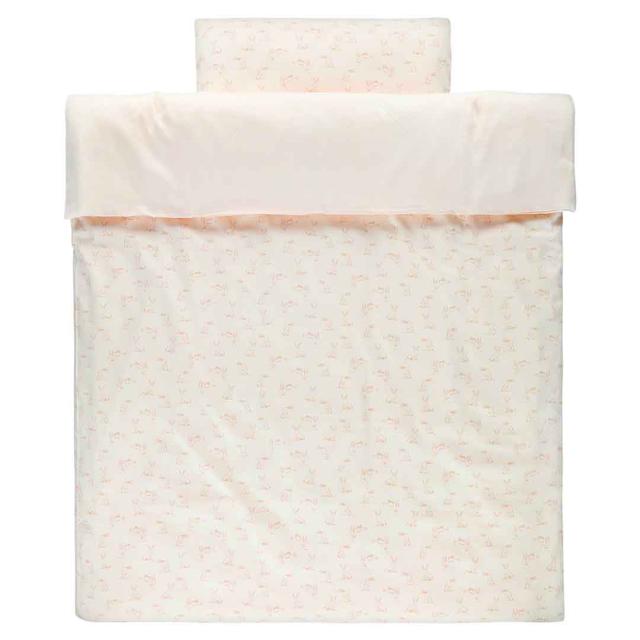 Cot duvet cover - Rosy Rabbit