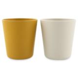 PLA beker 2-pack - Mustard