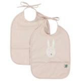 Babero impermeable 2-pack - Mrs. Rabbit 