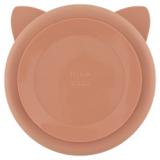 Silikon-Esslernteller mit Saugnapf - Mrs. Cat