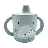 Silicone sippy cup - Mr. Shark