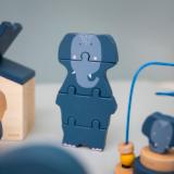 Wooden body puzzle - Mrs. Elephant