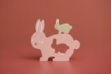 Wooden baby puzzle - Mrs. Rabbit