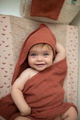 Hooded towel - Bliss Rust
