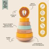 Wooden stacking toy - Mr. Lion