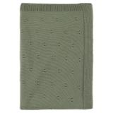 Knitted blanket | 75x100cm - Olive