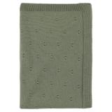 Knitted blanket | 75x100cm - Olive