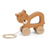 Wooden pull along toy - Mr. Tiger 