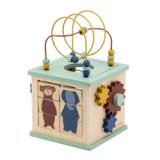 Wooden 5-in-1 activity cube