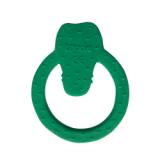Natural rubber round teether - Mr. Crocodile