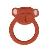 Natural rubber round teether - Mr. Monkey