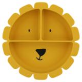 Siliconen bord met vakjes en zuignap - Mr. Lion