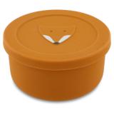 Silicone snack pot with lid - Mr. Fox