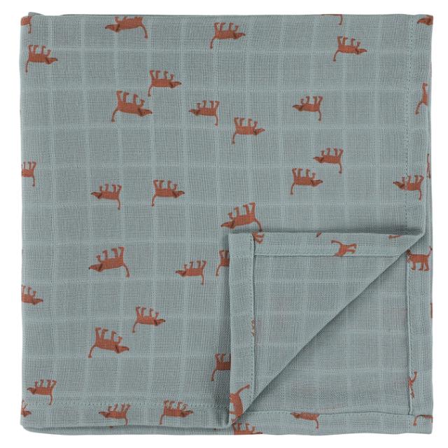 Muslin cloths | 110x110cm - Playful Pup