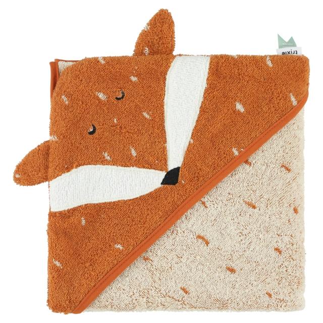 Hooded towel | 75x75cm - Mr. Fox