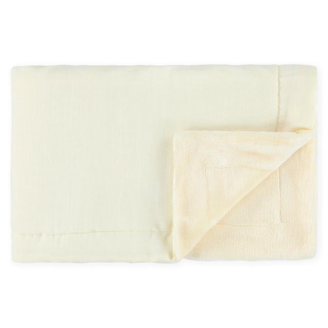 Fleece blanket | 75x100cm - Pure Ecru