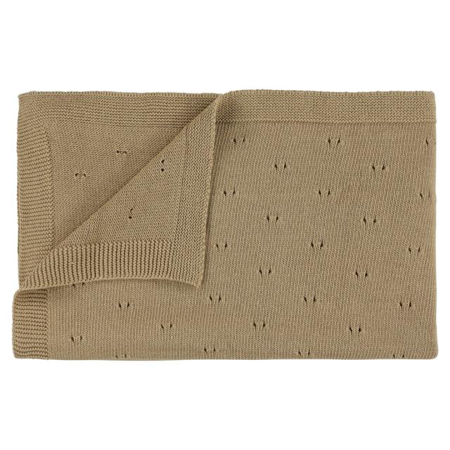 Knitted blanket | 75x100cm - Sand
