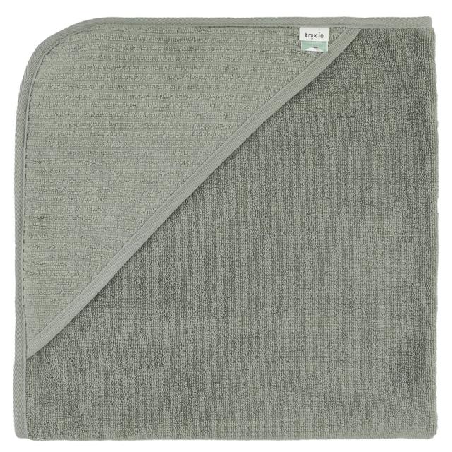Hooded towel | 75x75cm - Hush Olive
