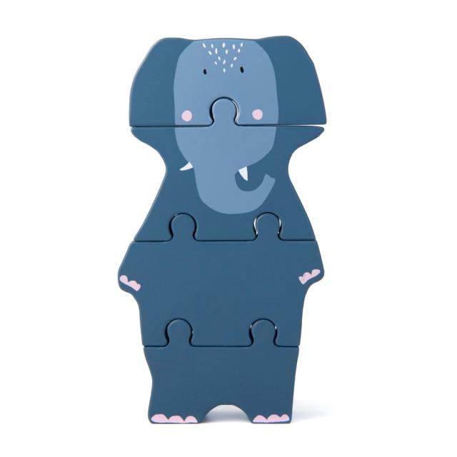 Wooden body puzzle - Mrs. Elephant