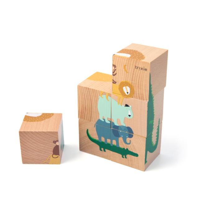 Puzzle cubes en bois
