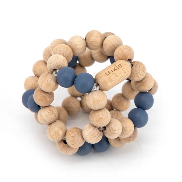 Wooden beads ball - Blue