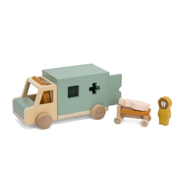 Krankenwagen aus Holz 